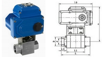 電動高壓球閥結(jié)構(gòu)圖